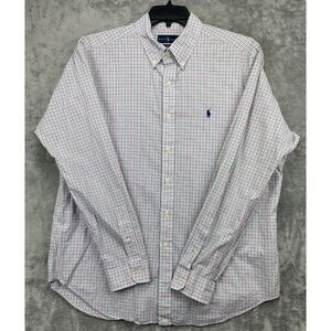 Polo Ralph Lauren Classic Fit Button‎ Up Long Sleeve Shirt Mens XL Multicolor